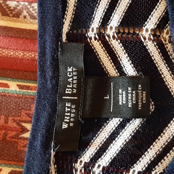 White House Black Market long sleeve dress L - Picture 3 of 5